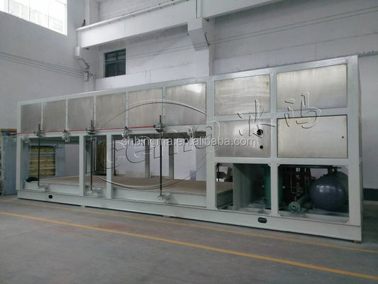 เครื่องทำน้ำแข็งก้อนอุตสาหกรรม 15T Direct Cooling 118KW