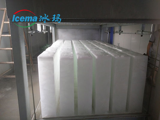 37.5KW ความจุในการเย็น เครื่องบล็อกเย็นตรง เครื่องบล็อกน้ําแข็งที่มีเครื่องระเหยแผ่นเหล็กไร้ขัด