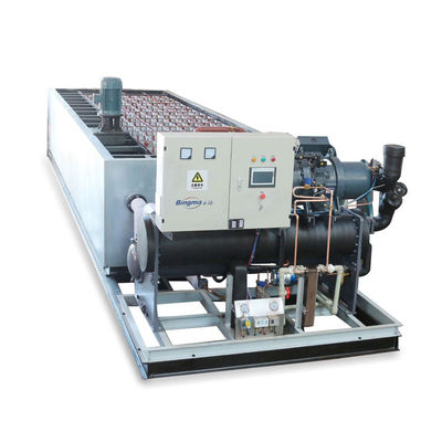 25T / 24H Brine Refrigeration Block Ice Machine น้ำเกลืออุตสาหกรรม