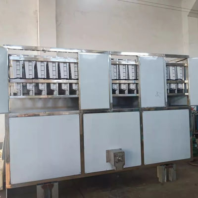 เครื่องทำน้ำแข็งก้อนอุตสาหกรรม 4T / 24h โรงงานร้านอาหาร