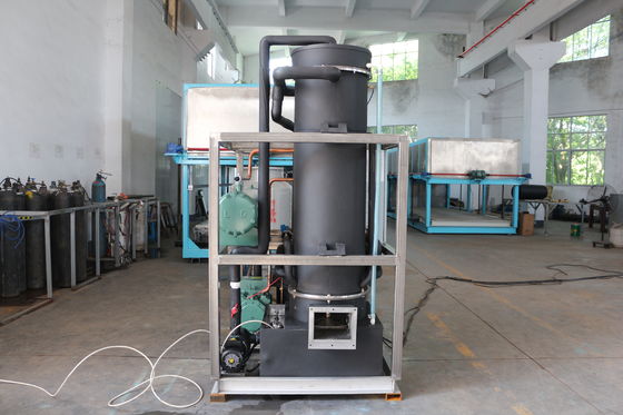 เครื่องทําน้ําแข็งท่อด้วยวาล์วขยาย Danfoss-Denmark 380v / 50hz / 3p