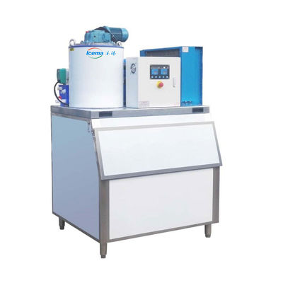 เครื่องทำน้ำแข็งเกล็ดน้ำจืด 300KG 0.3T สำหรับร้านอาหาร