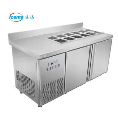 ราคาดี Air Cooled Slotted Workbench ตู้เย็นเครื่องดื่ม 120L ออนไลน์