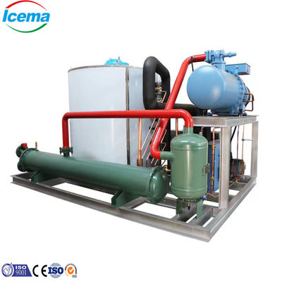 เครื่องทำน้ำแข็งเกล็ดหิมะอัตโนมัติ 20t/H สำหรับการประมงทะเลสด