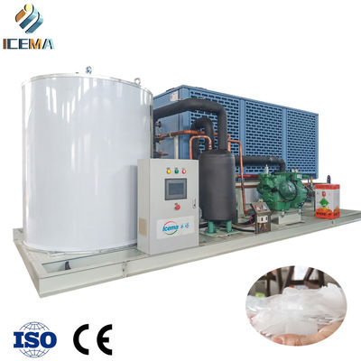 ราคาดี เครื่องทำน้ำแข็งเกล็ดน้ำจืด 25T/H อัตโนมัติเต็มรูปแบบ 380V ออนไลน์