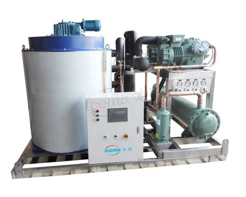 เครื่องทำน้ำแข็งเกล็ดน้ำทะเลเชิงพาณิชย์ 5 ตัน 20.5KW