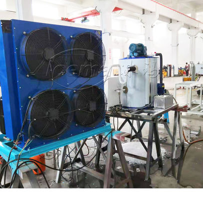 เครื่องทำน้ำแข็งเกล็ดน้ำทะเลเชิงพาณิชย์ 1 ตัน 400กก. 380V