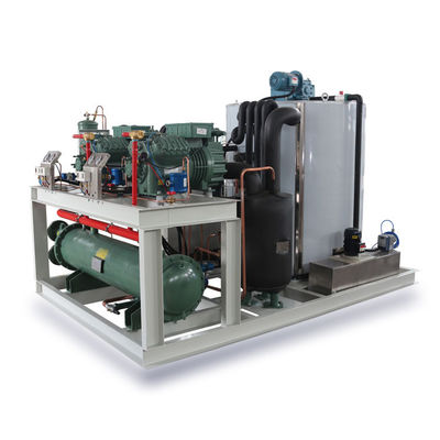 เครื่องทำน้ำแข็งเกล็ดน้ำทะเล 10 ตัน Commercial 32kw ​​380V