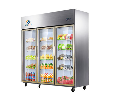1350L ห้าประตูกระจก เครื่องต้มเนื้อสําหรับร้านอาหาร สําหรับร้านอาหาร