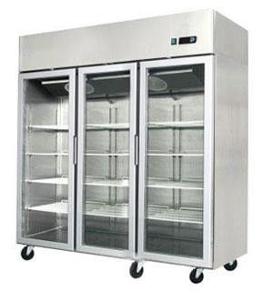 1350L Upright ตู้เย็น ตู้แช่แข็ง ประตูกระจกเพื่อการพาณิชย์ความจุขนาดใหญ่พิเศษ