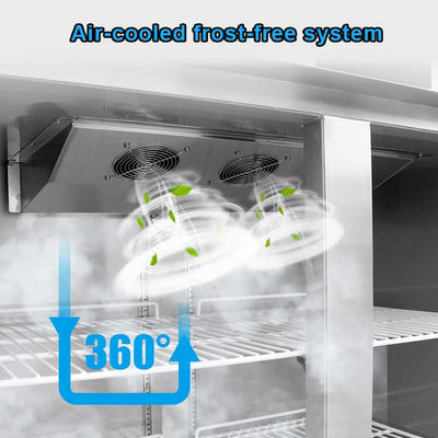 1350L Upright ตู้เย็น ตู้แช่แข็ง ประตูกระจกเพื่อการพาณิชย์ความจุขนาดใหญ่พิเศษ
