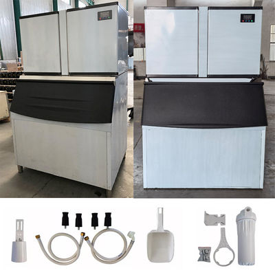 เครื่องทำน้ำแข็งก้อนเชิงพาณิชย์ 1,000KG / 24H 3000W 1 ตันสำหรับบาร์กาแฟ / ร้านอาหาร / โรงแรม
