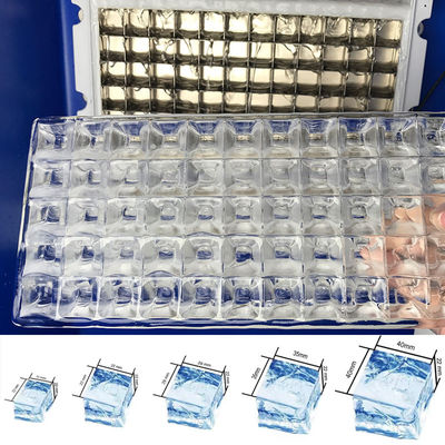 เครื่องทําน้ําแข็งแบบลูกบาทแข็งแรง 900 กิโลกรัม/24 ชั่วโมง ความจุต่อวันและความดันคงที่