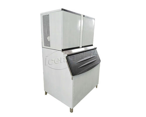 เครื่องทําไอซ์คิวบขายส่งที่มีผลผลิตสูง ความจุ 480 กิโลกรัม