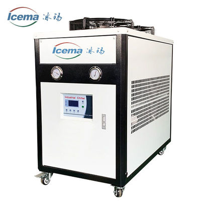 ใช้งานง่าย เครื่องทําความเย็นน้ําเย็นด้วยอากาศอัตโนมัติ 10HP สําหรับการใช้งานในอุตสาหกรรม