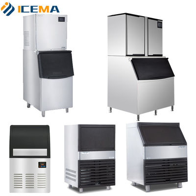 เครื่องทําน้ําเย็น เครื่องทําน้ําแข็ง 500KG/วัน สําหรับบาร์ ร้านอาหาร โรงแรม