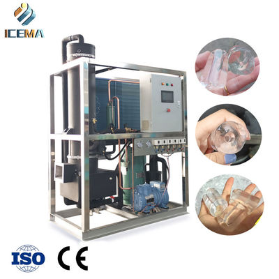 เครื่องทําน้ําแข็งท่ออุตสาหกรรมสําหรับร้านอาหาร 1T 5T 10T ใช้งานง่าย 220V / 380V