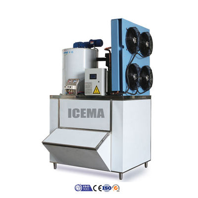 ราคาดี 3.6KW อุตสาหกรรมพกพา เครื่องทําน้ําแข็งสําหรับปลา 1T / 2T / 3T / 5T เครื่องทําน้ําแข็ง ออนไลน์