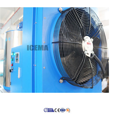 3.6KW อุตสาหกรรมพกพา เครื่องทําน้ําแข็งสําหรับปลา 1T / 2T / 3T / 5T เครื่องทําน้ําแข็ง