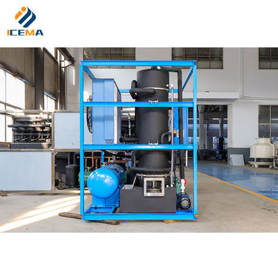 เครื่องแปรรูปน้ําแข็งท่อ 1 ตัน พร้อมพลังงานตรง 4600W
