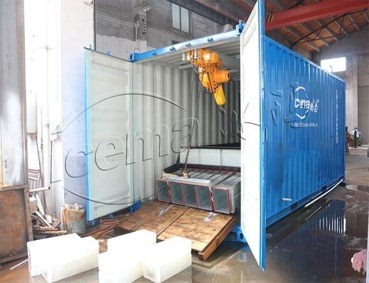 RefComp Compressor 31.25KW 8T คอนเทนเนอร์บล็อกไอซ์แมชชีน ถอดออกสําหรับท่าเรือและท่าเรือ