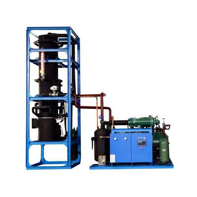 ราคาดี 220V / 380V ความดันเฉพาะเหล็กไร้สแตนเลส 20 ตัน Tube Ice Machine สําหรับโรงงานซ่อมเครื่องจักรกล ออนไลน์
