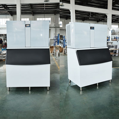 1245*645*760mm เครื่องทําน้ําแข็งอัตโนมัติทางการค้าในรุ่นล่าสุด 700kg-1000kg/24h