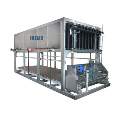 15T / 20T เครื่องทําน้ําแข็งบล็อคผลิตสูงและ Bitzer / Hanbell เครื่องบดสําหรับการผลิต