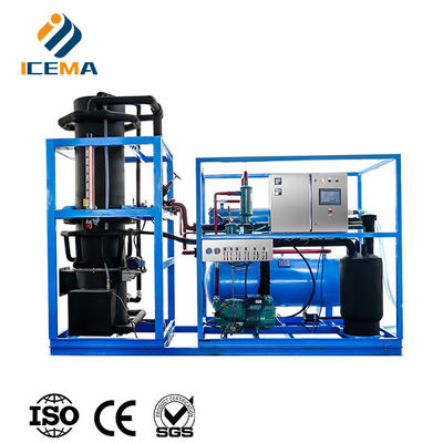ICEMA Tube Ice Making Machine ปรับปรุงผลิตรายวัน 1T-30T เหมาะสําหรับขาย Ice Bars โรงแรมสามารถมีเครื่องบรรจุกล่องกระเป๋าน้ําแข็ง