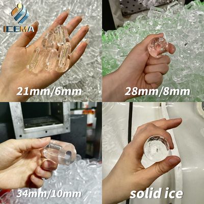 ICEMA Tube Ice Making Machine ปรับปรุงผลิตรายวัน 1T-30T เหมาะสําหรับขาย Ice Bars โรงแรมสามารถมีเครื่องบรรจุกล่องกระเป๋าน้ําแข็ง