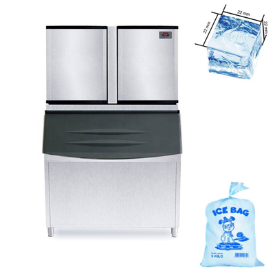 ซื้อ เครื่องทําน้ําแข็งกลมพาณิชย์ 1000kg / วัน ปรับปรุงน้ําเย็น PLC online manufacture