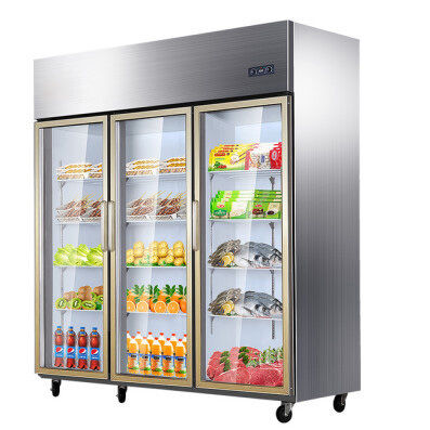 ซื้อ ร้านอาหารเชิงพาณิชย์ตู้แช่สแตนเลสตั้งตรง 1350L online manufacture