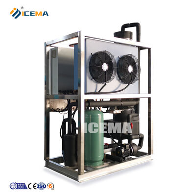 ซื้อ ขายร้อน อุตสาหกรรมอัตโนมัติ 1T Tube Ice Machine ด้วยความจุเก็บ 1000kg สําหรับโรงแรมและร้านอาหาร online manufacture