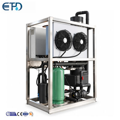 ซื้อ ขายร้อน อุตสาหกรรมอัตโนมัติ 1T Tube Ice Machine ด้วยความจุเก็บ 1000kg สําหรับโรงแรมและร้านอาหาร การผลิตออนไลน์