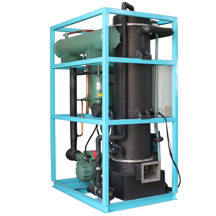 เครื่องทําน้ําแข็งท่อด้วยวาล์วขยาย Danfoss-Denmark 380v / 50hz / 3p