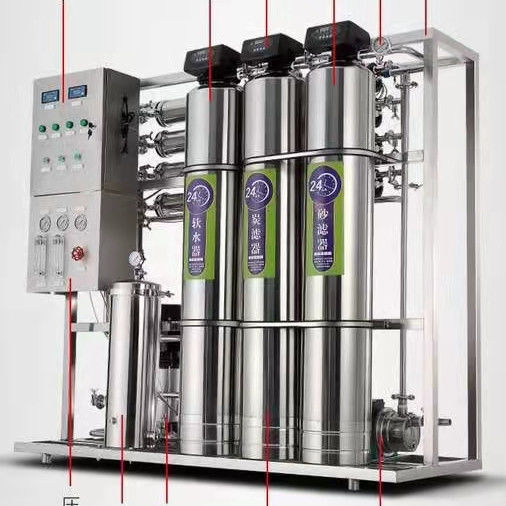โรงงานตรง คุณภาพสูง 1000L / H เครื่องชําระน้ํา เครื่องชําระน้ํา Reverse Osmosis เครื่องชําระน้ําสําหรับการทําน้ําแข็ง / น้ํา