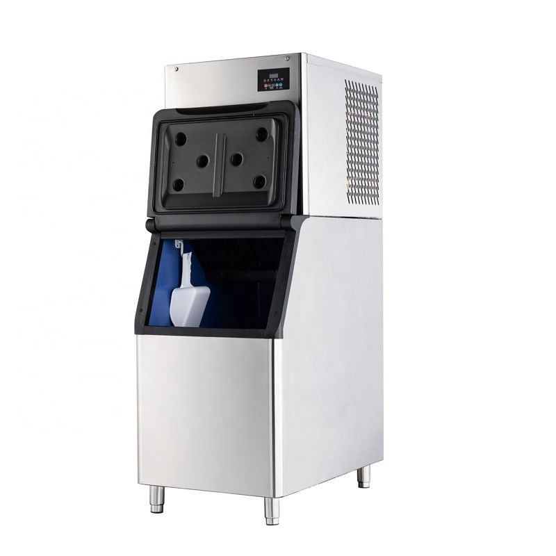 220V 1P 50HZ เครื่องแปรงน้ําแข็งกลมกลอง ICEMA สําหรับร้านอาหารหรือร้านค้า