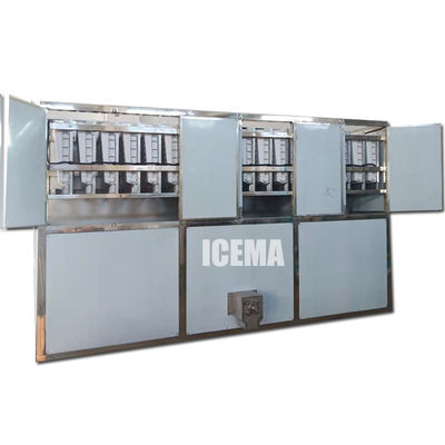 ราคาดี 5000 กิโลกรัม/วัน Industrial Ice Cube Making Machine 5ton ความจุกับ Shell Tube Cooling ออนไลน์